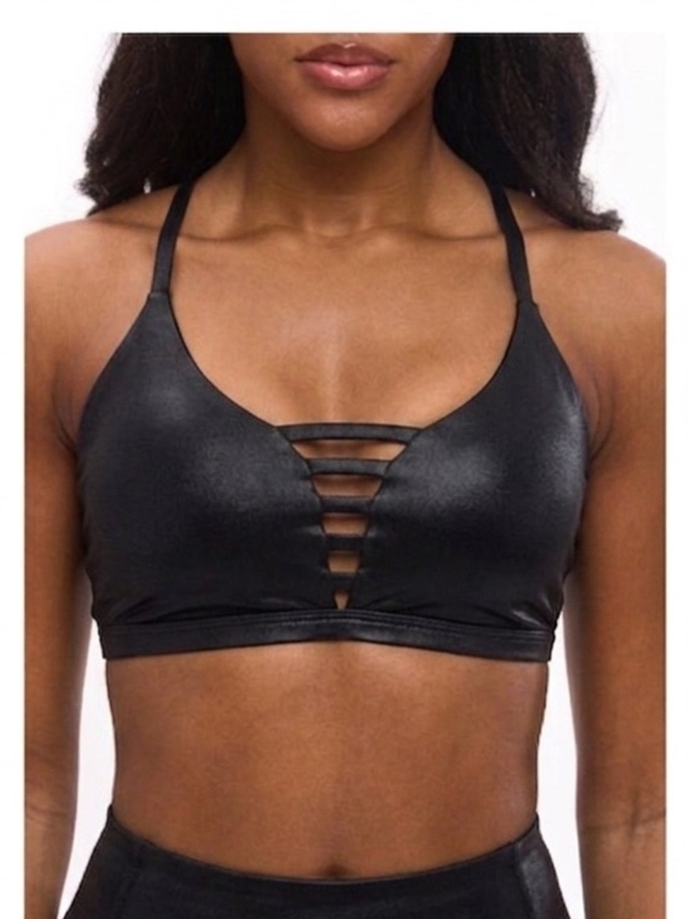 BuffBunny Black Strappy Bralette